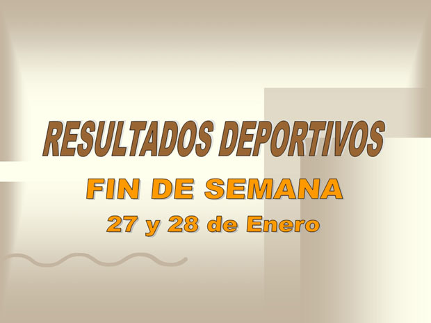 RESULTADOS DEPORTIVOS (29/01/2007), Foto 1