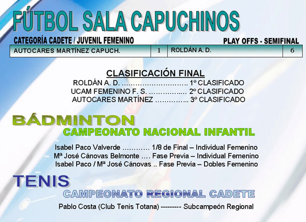 RESULTADOS DEPORTIVOS (29/05/2006), Foto 3