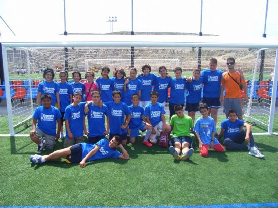 ORGANIZAN EN LA CIUDAD DEPORTIVA “SIERRA ESPUÑA” LA ÚLTIMA JORNADA DE LOS JUEGOS ESCOLARES CON LA DISPUTA DE PARTIDOS ESCOLARES DE FUTBOL-7, EN LA CATEGORÍA ALEVÍN, Foto 1