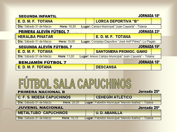 AGENDA DEPORTIVA (30/03/2007), Foto 3
