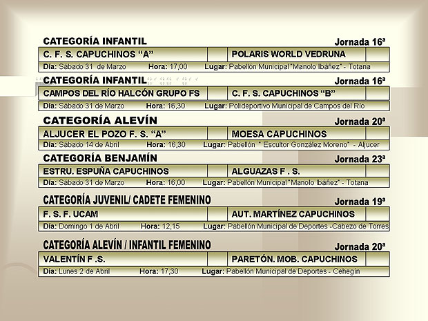 AGENDA DEPORTIVA (30/03/2007), Foto 4