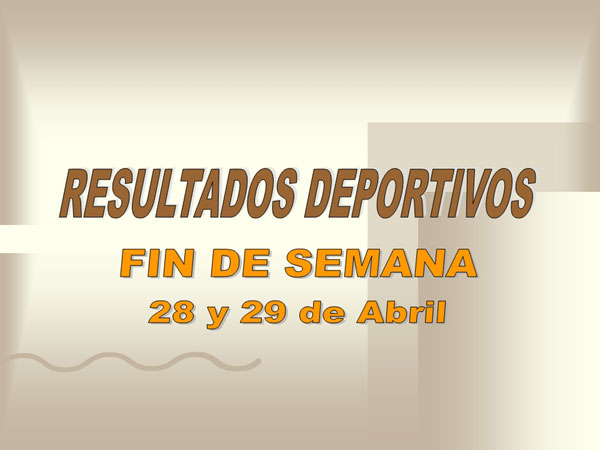 RESULTADOS DEPORTIVOS (30/04/2007), Foto 1