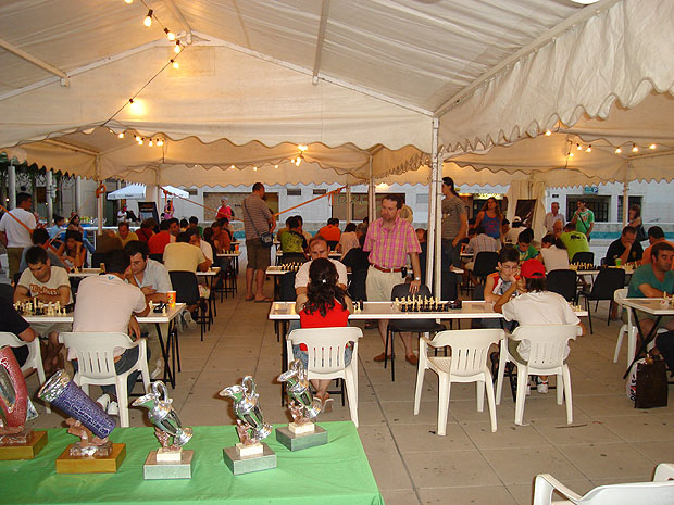 El MAESTRO INTERNACIONAL ARGENTINO ALFREDO GIACCIO SE PROCLAMA VENCEDOR DEL “1º NOCTURNO DE AJEDREZ FIESTAS DE SANTIAGO. TOTANA 2007”, Foto 2