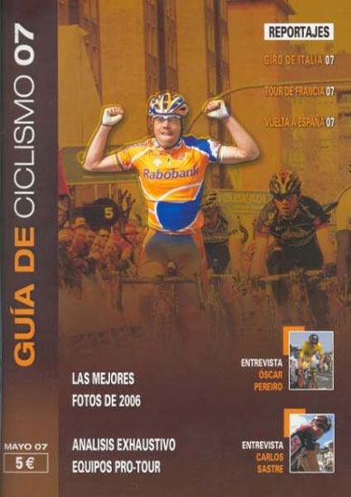 AINARA HERNANDO Y EL TOTANERO ANDRÉS CÁNOVAS PUBLICAN LA GUÍA DE CICLISMO 2007, Foto 2