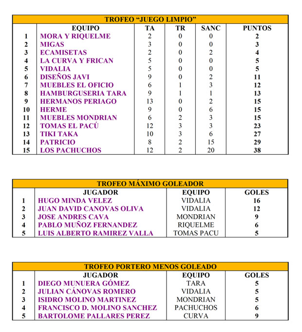 LIGA FÚTBOL AFICIONADO “JUEGA LIMPIO” 2007-08, Foto 5