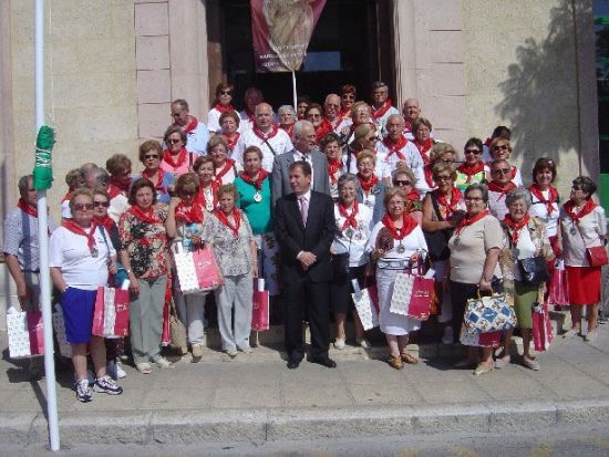 UNA DELEGACIÓN DE LA ASOCIACIÓN AL CULTO A LA MÁRTIR SANTA EULALIA DE LA CIUDAD HERMANA DE MÉRIDA VISITA TOTANA PARA GANAR EL JUBILEO , Foto 1