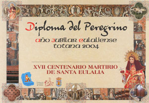 Ayuntamiento y comisión organizadora Año Jubilar Eulaliense presentan diploma del peregrino que se puede adquirir en el Santuario y oficina de atención jubilar , Foto 2