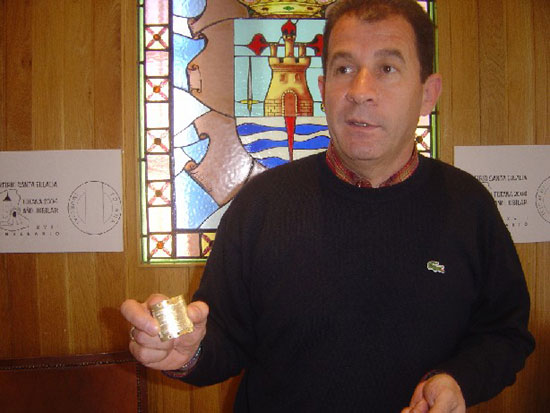 Todos los documentos postales registrados desde la oficina de correos de Totana llevarán un matasellos con el anagrama del Año Jubilar Eulaliense para promocionar este acontecimiento , Foto 1