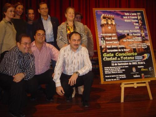 Ayuntamiento organizará el día 29 de noviembre una gala-concierto cuyos beneficios se destinarán a la construcción de un centro polivalente para las asociaciones de discapacitados de Totana, Foto 1