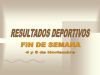 RESULTADOS DEPORTIVOS (06/11/2006)