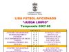 LIGA DE FUTBOL AFICIONADO JUEGA LIMPIO (JORNADA 16)