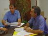 CONSEJERO DE AGUA Y AGRICULTURA SUSCRIBE DOS CONVENIOS CON EL AYUNTAMIENTO PARA EL ABASTECIMIENTO DE AGUA POTABLE Y CAMINOS RURALES EN EL MUNICIPIO