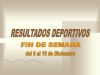 RESULTADOS DEPORTIVOS (11/12/2006)