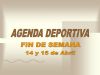 AGENDA DEPORTIVA (13/04/2007)