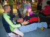 ALUMNOS DEL CENTRO OCUPACIONAL JOS MOY TRILLA REALIZAN ACTIVIDADES EN EL GIMNASIO DEL PABELLN DE DEPORTES
