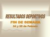 RESULTADOS DEPORTIVOS (26/02/2007)