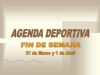 AGENDA DEPORTIVA (30/03/2007)