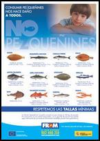 Ayuntamiento distribuirá 500 folletos y 400 tarjetas sobre campaña “pezqueñines´2003” que promueve ministerio de agricultura, pesca y alimentación, Foto 1