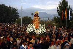 Carretera de la Santa estará cortada al tráfico más de 12 horas por la romería de bajada de la patrona, Foto 1