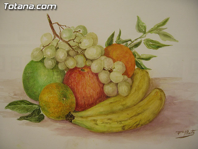 LA CONCEJAL DE CULTURA INAUGURA LA EXPOSICIÓN DE PINTURA DE FRANCISCO ALARTE ENTRE FLORES Y FRUTOS - 26