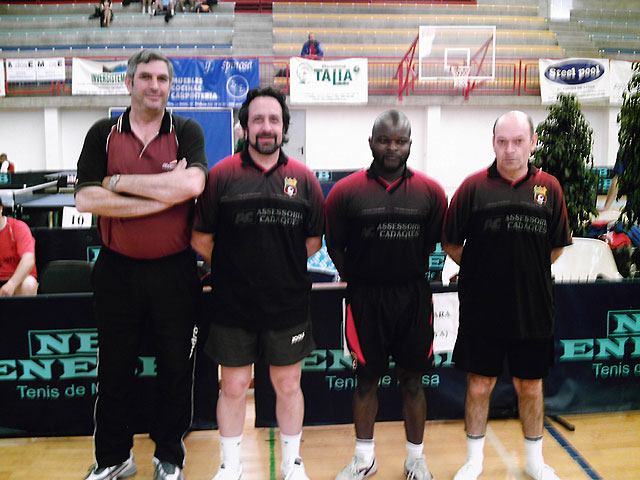 XV CAMPEONATO TENIS DE MESA DE ESPAA DE VETERANOS. SAN JAVIER 2006. UCAM PROMOCENTRO CAMPEON DE ESPAA - 2