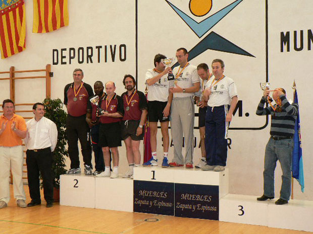 XV CAMPEONATO TENIS DE MESA DE ESPAÑA DE VETERANOS. SAN JAVIER 2006. UCAM PROMOCENTRO CAMPEON DE ESPAÑA - 4