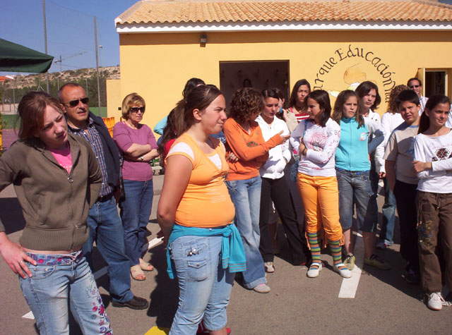 LOS COLEGIOS DE El CHIRIVEL Y DE MARIA DE LA VECINA PROVINCIA DE ALMERIA, PRACTICAN SEGURIDAD VIAL EN EL PARQUE DE EDUCACION VIAL DE TOTANA - 2