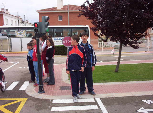 LOS COLEGIOS DE El CHIRIVEL Y DE MARIA DE LA VECINA PROVINCIA DE ALMERIA, PRACTICAN SEGURIDAD VIAL EN EL PARQUE DE EDUCACION VIAL DE TOTANA - 17