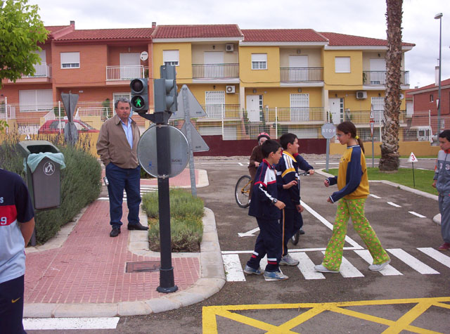 LOS COLEGIOS DE El CHIRIVEL Y DE MARIA DE LA VECINA PROVINCIA DE ALMERIA, PRACTICAN SEGURIDAD VIAL EN EL PARQUE DE EDUCACION VIAL DE TOTANA - 18