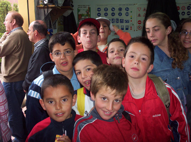 LOS COLEGIOS DE El CHIRIVEL Y DE MARIA DE LA VECINA PROVINCIA DE ALMERIA, PRACTICAN SEGURIDAD VIAL EN EL PARQUE DE EDUCACION VIAL DE TOTANA - 25