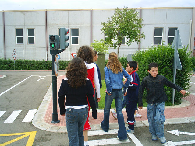 LOS COLEGIOS DE El CHIRIVEL Y DE MARIA DE LA VECINA PROVINCIA DE ALMERIA, PRACTICAN SEGURIDAD VIAL EN EL PARQUE DE EDUCACION VIAL DE TOTANA - 30