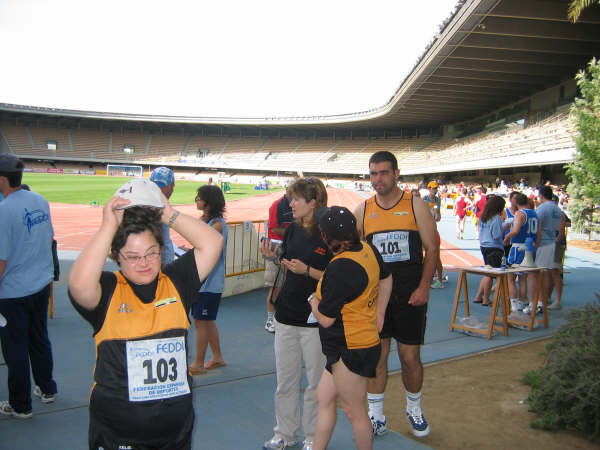 DOS ALUMNOS TOTANEROS DEL CENTRO OCUPACIONAL JOSÉ MOYÁ TRILLA, ENTRE LOS CINCO MEJORES DE ESPAÑA EN EL CAMPEONATO DE ATLETISMO PARA DISCAPACITADOS PSÍQUICOS (2006) - 25