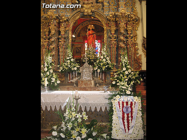 EL OLÍMPICO DE TOTANA REALIZÓ UNA OFRENDA FLORAL A LA PATRONA DE TOTANA, SANTA EULALIA. - 29