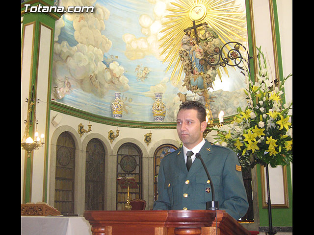 LA GUARDIA CIVIL CELEBRÓ UN AÑO MÁS LA FESTIVIDAD DE SU PATRONA LA VIRGEN DEL PILAR - TOTANA 2006 - 24