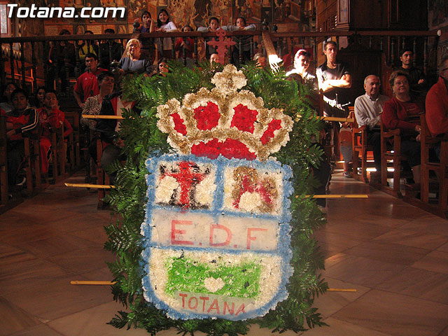 LA ESCUELA DEPORTIVA MUNICIPAL DE FTBOL DE TOTANA REALIZ UNA OFRENDA FLORAL A LA PATRONA SANTA EULALIA DE MRIDA - 9