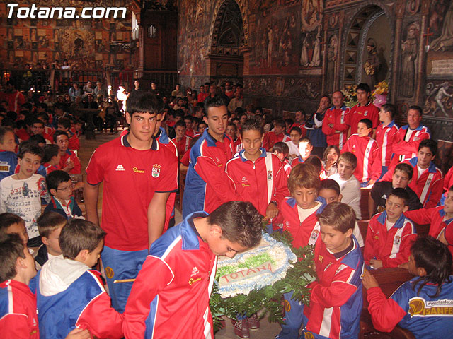 LA ESCUELA DEPORTIVA MUNICIPAL DE FÚTBOL DE TOTANA REALIZÓ UNA OFRENDA FLORAL A LA PATRONA SANTA EULALIA DE MÉRIDA - 35