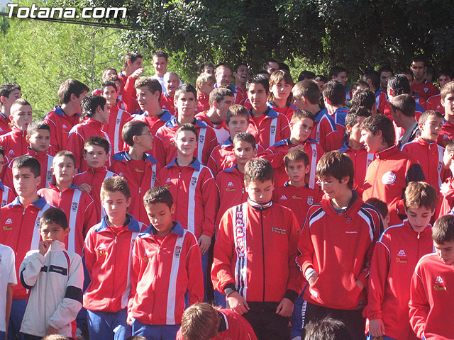 LA ESCUELA DEPORTIVA MUNICIPAL DE FTBOL DE TOTANA REALIZ UNA OFRENDA FLORAL A LA PATRONA SANTA EULALIA DE MRIDA - 44