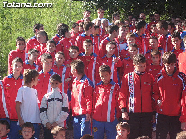 LA ESCUELA DEPORTIVA MUNICIPAL DE FTBOL DE TOTANA REALIZ UNA OFRENDA FLORAL A LA PATRONA SANTA EULALIA DE MRIDA - 45