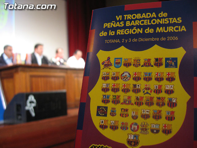 TOTANA ACOGE LA VI TROBADA DE PEAS BARCELONISTAS DE LA REGIN DE MURCIA QUE SE CELEBRAR LOS PRXIMOS DAS 2 Y 3 DE DICIEMBRE - 7