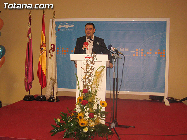 VALCÁRCEL APOYA LA GESTIÓN DEL GOBIERNO MUNICIPAL ANTE CASI 600 PERSONAS EN UN ACTO POLÍTICO CON MILITANTES Y REPRESENTANTES SOCIEDAD TOTANERA - 15