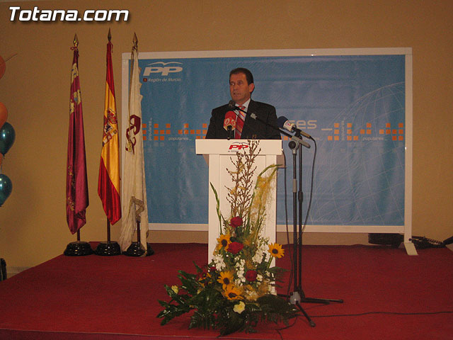 VALCÁRCEL APOYA LA GESTIÓN DEL GOBIERNO MUNICIPAL ANTE CASI 600 PERSONAS EN UN ACTO POLÍTICO CON MILITANTES Y REPRESENTANTES SOCIEDAD TOTANERA - 34