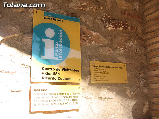 LOS AMANTES DE LA NATURALEZA YA DISPONEN DE NUEVAS RUTAS ACONDICIONADAS EN LOS 11 SENDEROS NATURALES DEL PARQUE REGIONAL SIERRA ESPUÑA - 2 LOS AMANTES DE LA NATURALEZA YA DISPONEN DE NUEVAS RUTAS ACONDICIONADAS EN LOS 11 SENDEROS NATURALES DEL PARQUE REGIONAL SIERRA ESPUÑA - 2