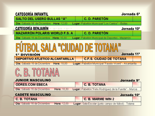 AGENDA DEPORTIVA (14/12/2006) - 6