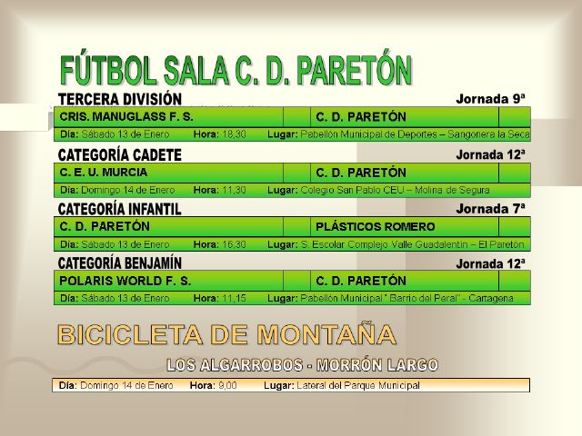 AGENDA DEPORTIVA (12/01/2007) - 5