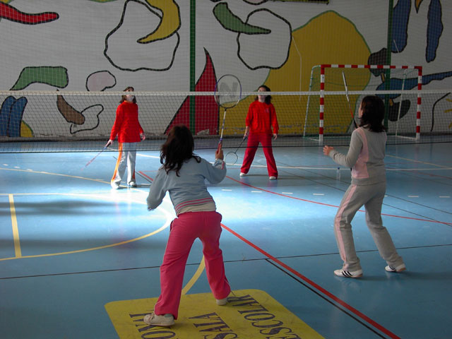 UN TOTAL DE 101 ESCOLARES DE TODOS LOS PUNTOS DE LA REGIN DE MURCIA SE DIERON CITA EL PASADO SBADO 13 DE ENERO EN LA SALA ESCOLAR DE TOTANA, CON MOTIVO DE LA FASE PREVIA DE BDMINTON DE DEPORTE ESCOLAR - 5