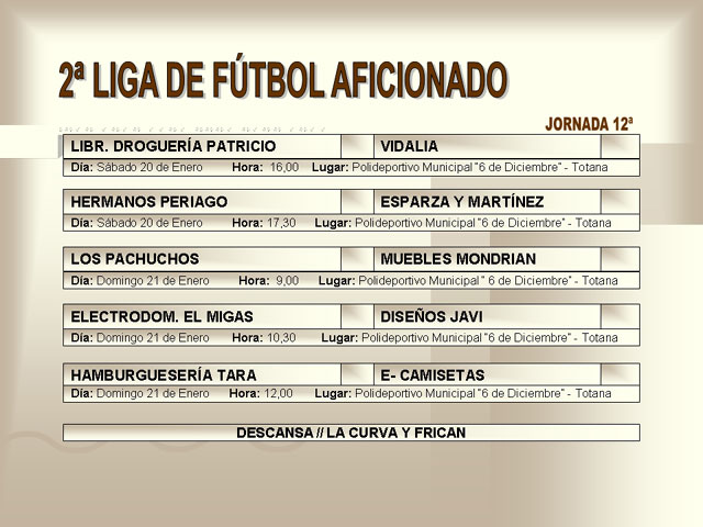 AGENDA DEPORTIVA (19/01/2007) - 8