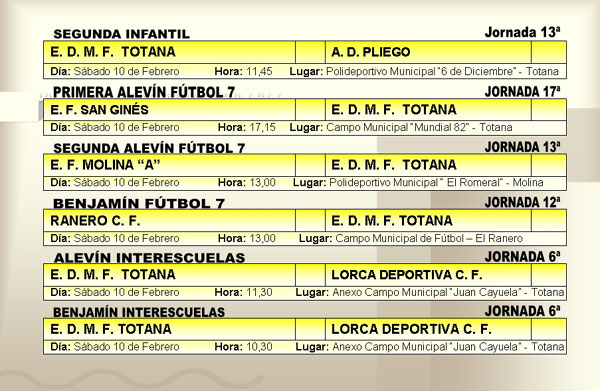 AGENDA DEPORTIVA (09/02/2007) - 2
