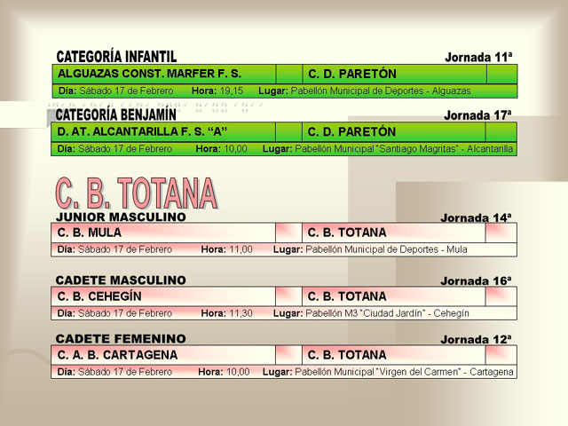 AGENDA DEPORTIVA (16/02/2007) - 5