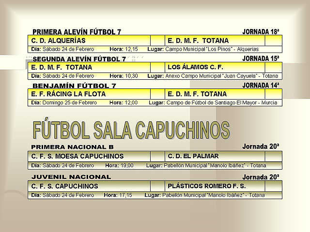 AGENDA DEPORTIVA (23/02/2007) - 2