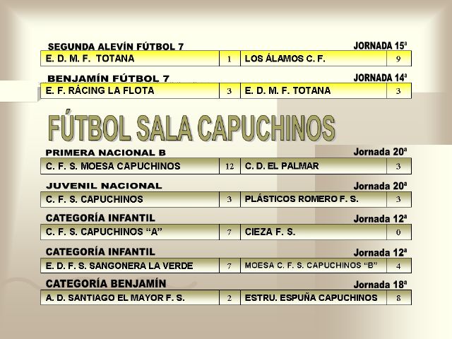 RESULTADOS DEPORTIVOS (26/02/2007) - 2 RESULTADOS DEPORTIVOS (26/02/2007) - 2